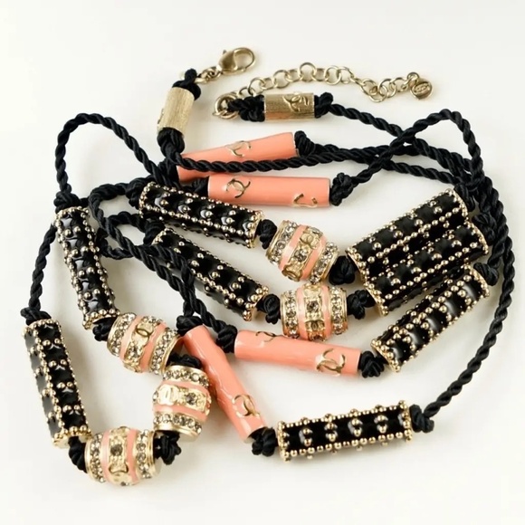 Chanel Pink Enamel Necklaces - Picture 7 of 9